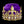 King's Crown - Purple Gold Rhinestone Jewelry 