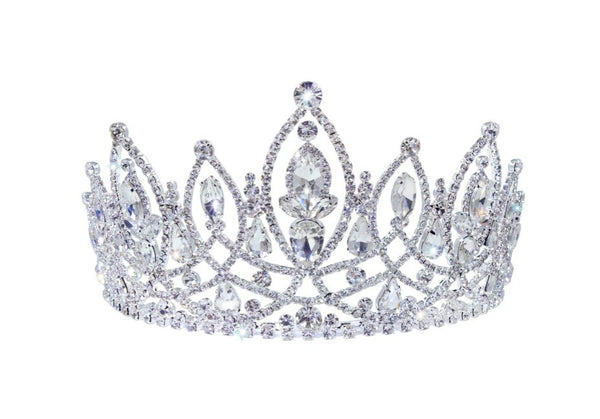 Diamond Dream 3.25" Silver Rhinestone Tiara Rhinestone Jewelry 