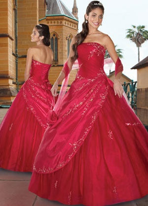 Da Vinci Quinceañera Dress 2491 Dark Fuchsia Da Vinci Quinceañera 