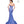 Lucci Lu 28036 Cobalt Shimmer Fit-n-Flare Dress