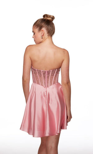 ALYCE Paris 40101 Beaded Corset A-Line Cocktail Dress Alyce Paris 