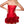 ALYCE Paris 40108 Red Liquid Satin Rosette Hem Mini Dress Alyce Paris 