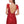 ALYCE Paris 4614 Red Sequin and Feather Embellished Cocktail Dress