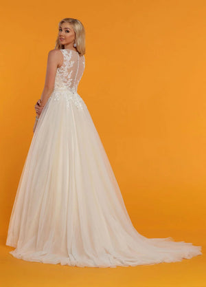 DaVinci Bridal 50515 Lace & Tulle A-Line Dress