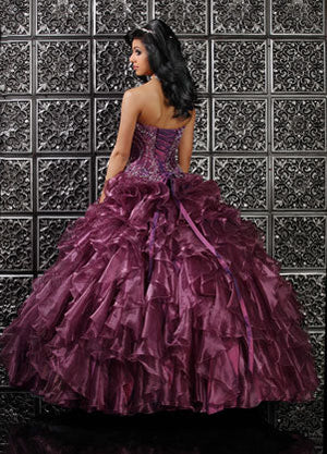 Da Vinci Quinceañera Dress 80113 Violet Da Vinci Quinceañera 