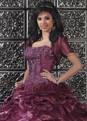 Da Vinci Quinceañera Dress 80113 Violet Da Vinci Quinceañera 