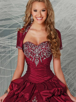 Da Vinci Quinceañera Dress 80176 Cerise Da Vinci Quinceañera 
