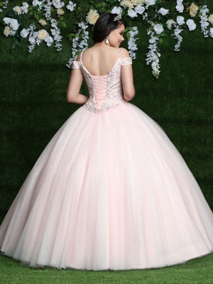 Da Vinci Quinceañera Dress 80451 Pale Pink Da Vinci Quinceañera 