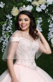 Da Vinci Quinceañera Dress 80451 Pale Pink Da Vinci Quinceañera 