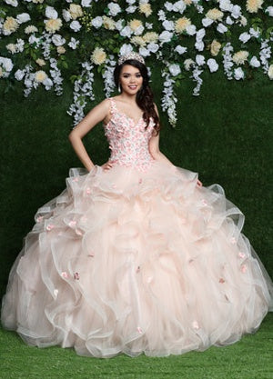 Da Vinci Quinceañera Dress 80453 Blush Da Vinci Quinceañera 