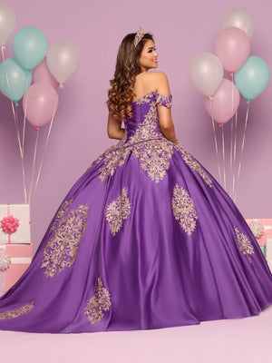 Da Vinci Quinceañera Dress 80479 Red Gold Da Vinci Quinceañera 