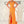CLARISSE 810627 Neon Orange Sequin Sheath Dress with Slit