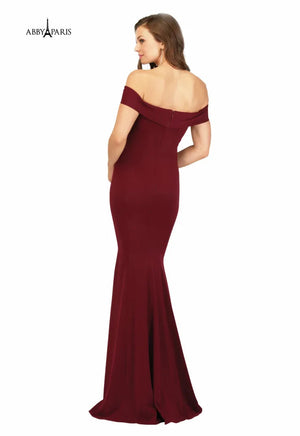 Lucci Lu 93116 Off Shoulder Fitted Dress Lucci Lu 
