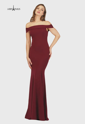 Lucci Lu 93116 Off Shoulder Fitted Dress Lucci Lu 