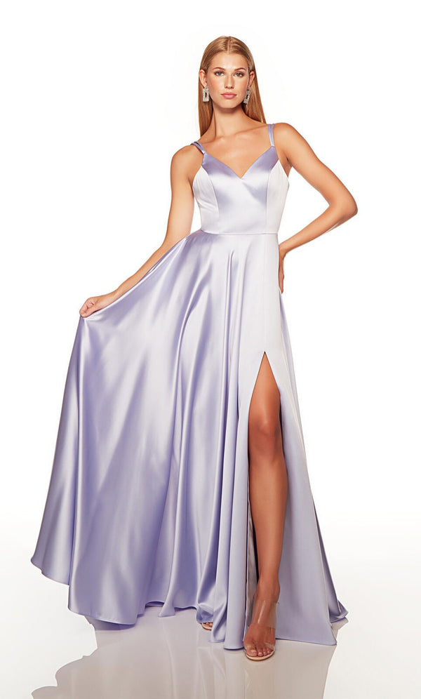 ALYCE Paris 1749 Luminous Satin A-Line Dress Alyce Paris 
