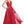 ALYCE Paris 1382 Raspberry V-Neck Chiffon Dress Alyce Paris 