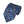 Pink and Blue on Navy Floral Design Tie Romario Manzini 