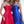 Ava Presley 35738 Fuchsia Pink Scoop Neck A-Line Dress with Slit - Size 4