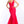 Ava Presley 37319 Hot Pink Lace Fitted Dress with Train - Size 20