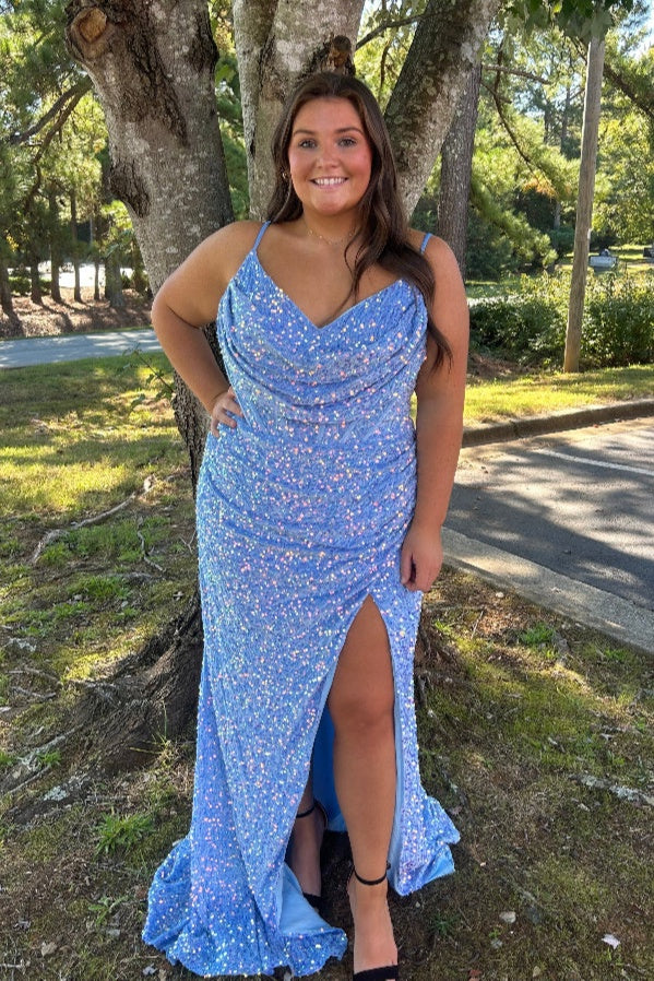 ATHENA PROM 8855 Fitted Sequin Dress