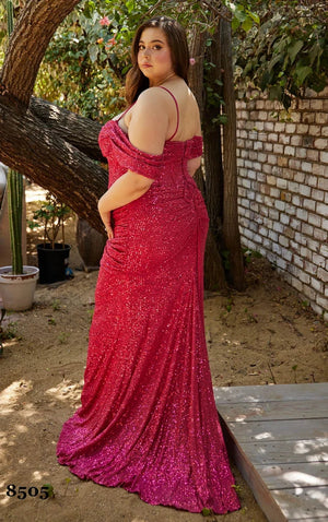 Abby Rose 8505 Sequin Off the Shoulder Sheath Dress Abby Rose / Athena Prom 