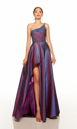 ALYCE Paris 1772 Blueberry Hi-Low Dress Alyce Paris 