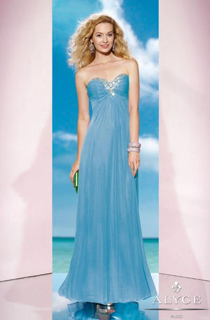 ALYCE Paris 35598 Porcelain Blue Sweetheart Dress Alyce Paris 
