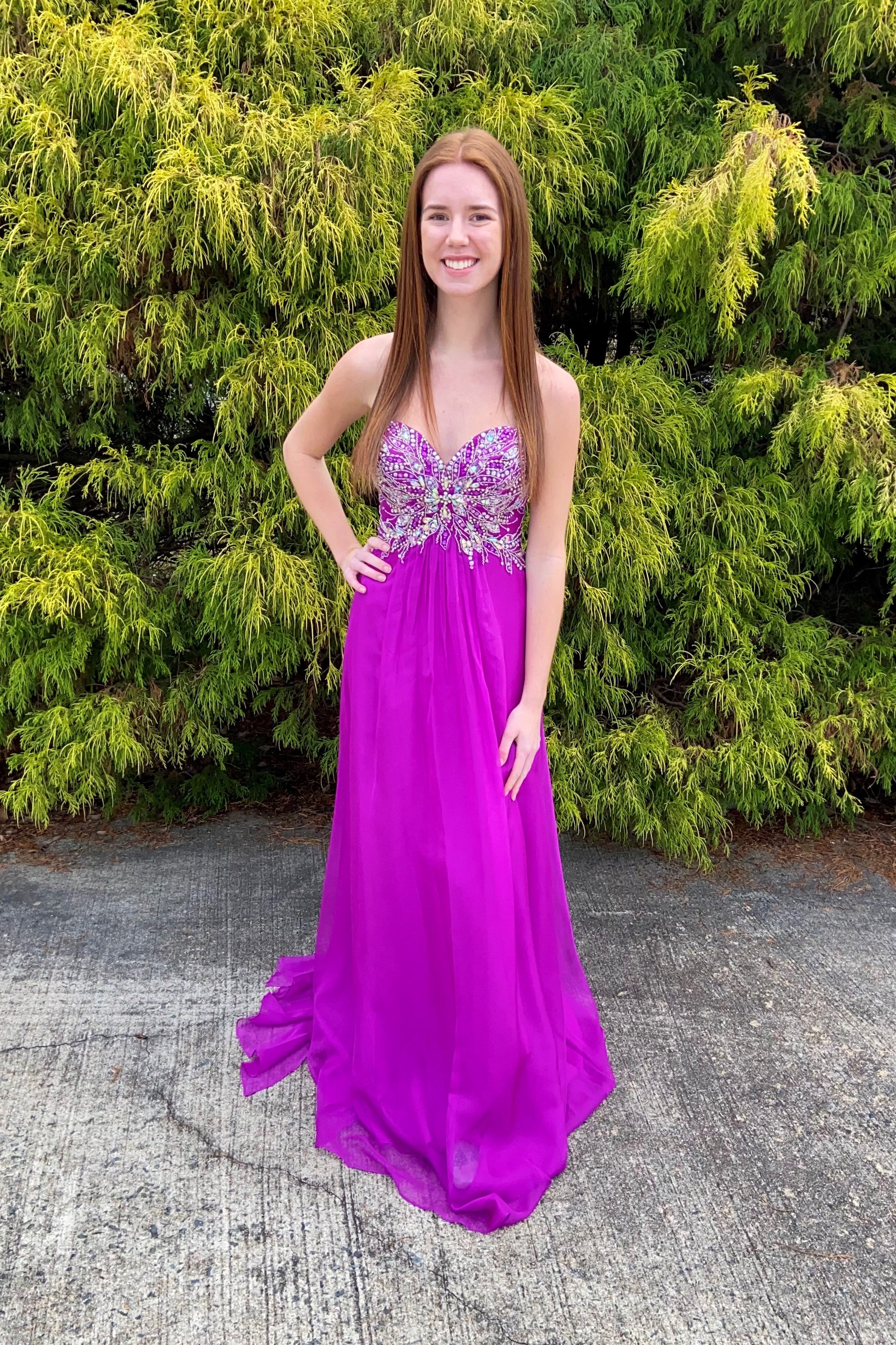 ALYCE Paris 6266 Bright Purple Sweetheart Chiffon Dress Formalwear Outlet ALYCE Paris 6266 Bright Purple Sweetheart Chiffon Dress Formalwear Outlet