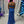 ALYCE Paris 140246 Royal Blue One Shoulder Sheath Dress with Slit