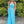 ALYCE Paris 35576 Light Turquoise Chiffon Jeweled Waist A-Line Dress