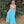 ALYCE Paris 6420 Blue Radiance Chiffon Dress with Beaded Bodice