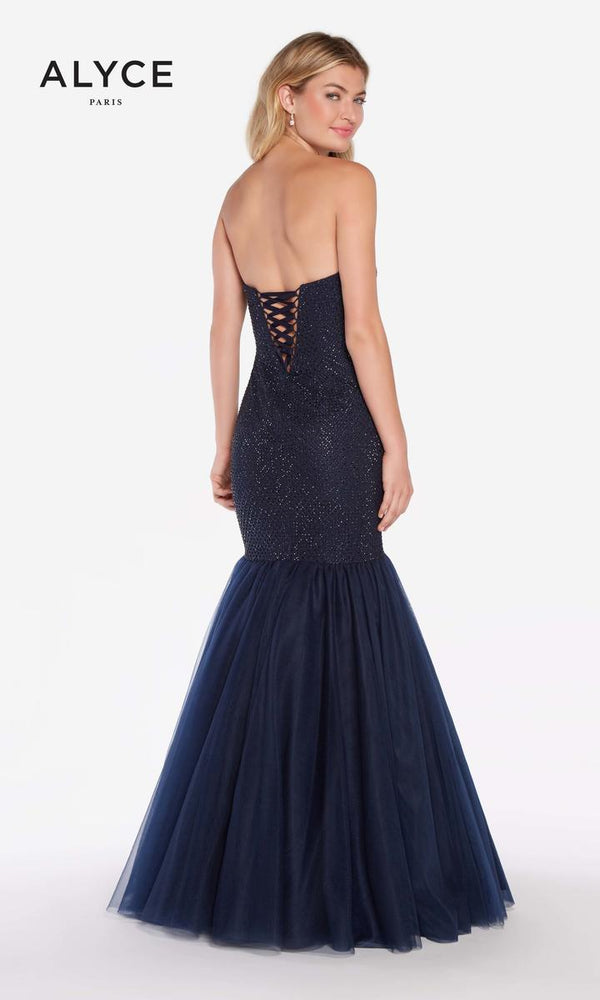 ALYCE Paris 60159 Rose Gold Mermaid Dress Alyce Paris 