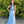 Alyce Paris 60160 Periwinkle Blue Halter Chiffon Dress - Size 0