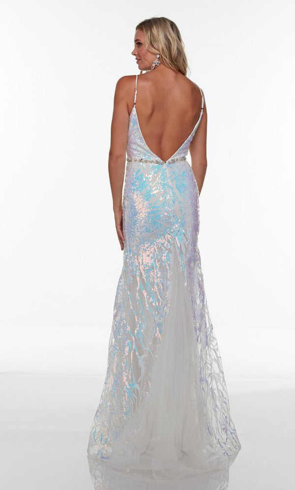 Alyce Paris 61090 Sequin Fit-n-Flare Dress Alyce Paris 