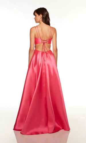 ALYCE Paris 1747 Mikado A-Line Dress with Pockets Alyce Paris 