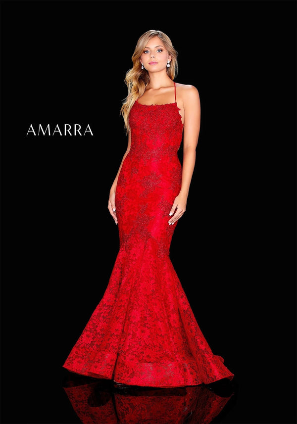 AMARRA 20255 Lace Mermaid Dress