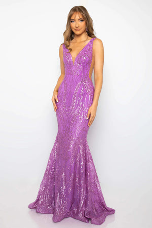 Ava Presley 39204 Sequin Design Dress Ava Presley 