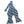 Sky Blue, Grey, Blue-Grey Checked Woven Self Tie Bow Tie TieOutlet.com 