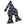 Blue-Grey, Silver and Black Plaid Self Tie Bow Tie TieOutlet.com 