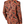 Red & Gold Rose Print Fashion Jacket Back - Barabas 