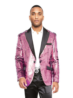 Rose Gold and Black Sequin Fashion Jacket Barabas 