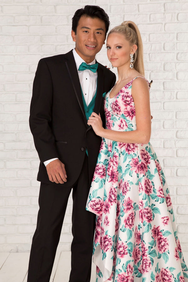 Black GiNovia Beckett Tuxedo Jacket and Pants