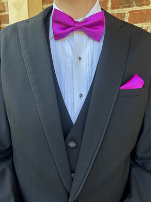 Black Allure Modern Fit Tuxedo by Jean Yves Jean Yves 