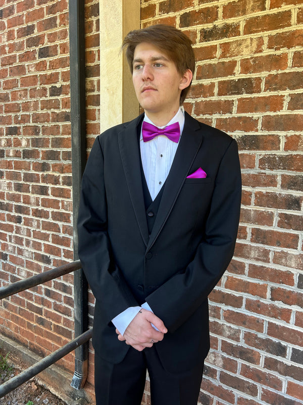 Black Allure Modern Fit Tuxedo by Jean Yves Jean Yves 