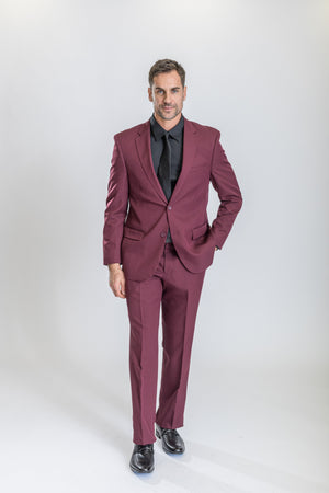 New Bolzano Burgundy Regular Fit Suit Bolzano 