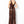 Cameron Blake 220649 Copper V-Neck Ruched Liquid Lame Dress - Size 26 W