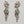 Long Cluster Drop Earrings