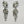 Long Cluster Drop Earrings