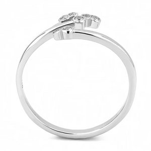 Modern Minimalist Cubic Zirconia Ring Fashion Jewelry 