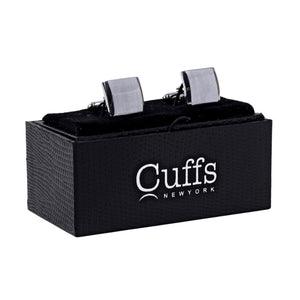 Silver Border Square Cufflinks Not specified 